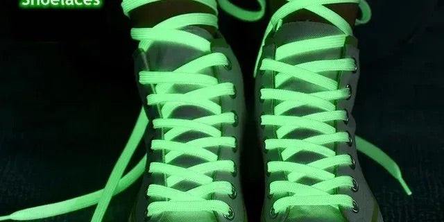 GLOW IN DARK WHITE 120 CM Shoelaces