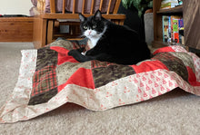 Load image into Gallery viewer, Outdoor Picnic Quilted Cat Throw
