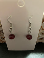 Ruby Drop Earrings