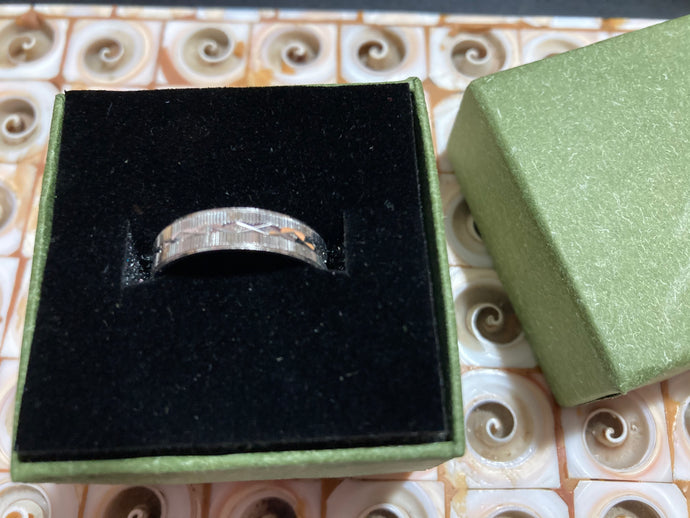 Sterling Silver Joined Diamonds Band