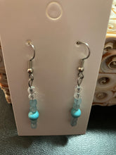 Load image into Gallery viewer, Dia Aquamarine Turquoise Drops
