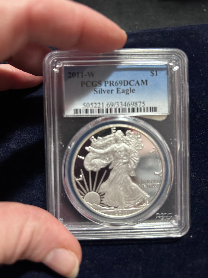 2011-W PCGS PR69DCAM Silver Eagle