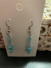 Load image into Gallery viewer, Turquoise Aquamarine Drop Earrings
