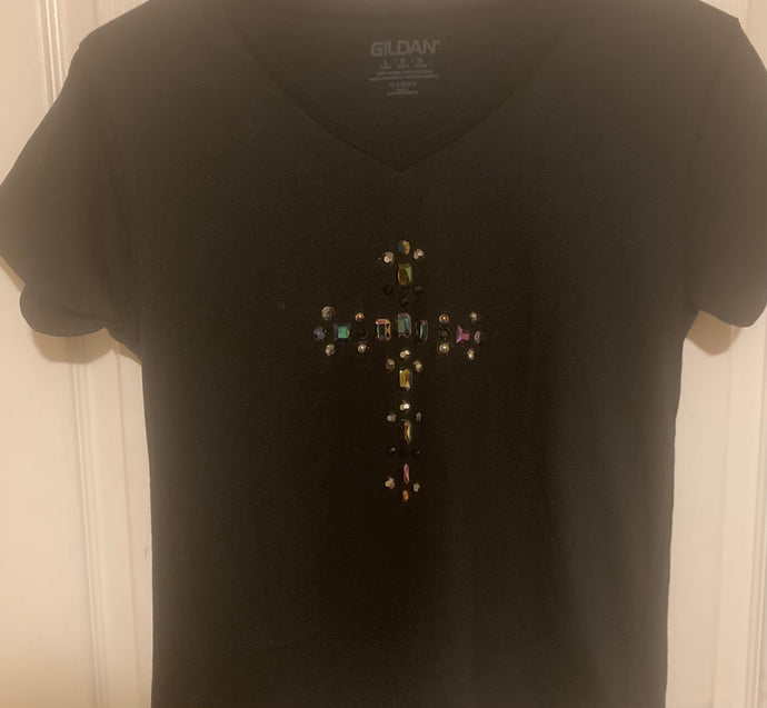 Large Rhinestone Cross