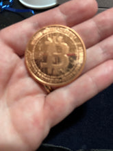 Load image into Gallery viewer, Bitcoin Copper Coin
