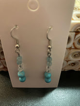 Load image into Gallery viewer, Dia Aquamarine Turquoise Drops
