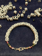 Multicolored Tourmaline Letters