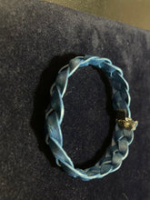 Load image into Gallery viewer, Blue Braided Leather 10 mm
