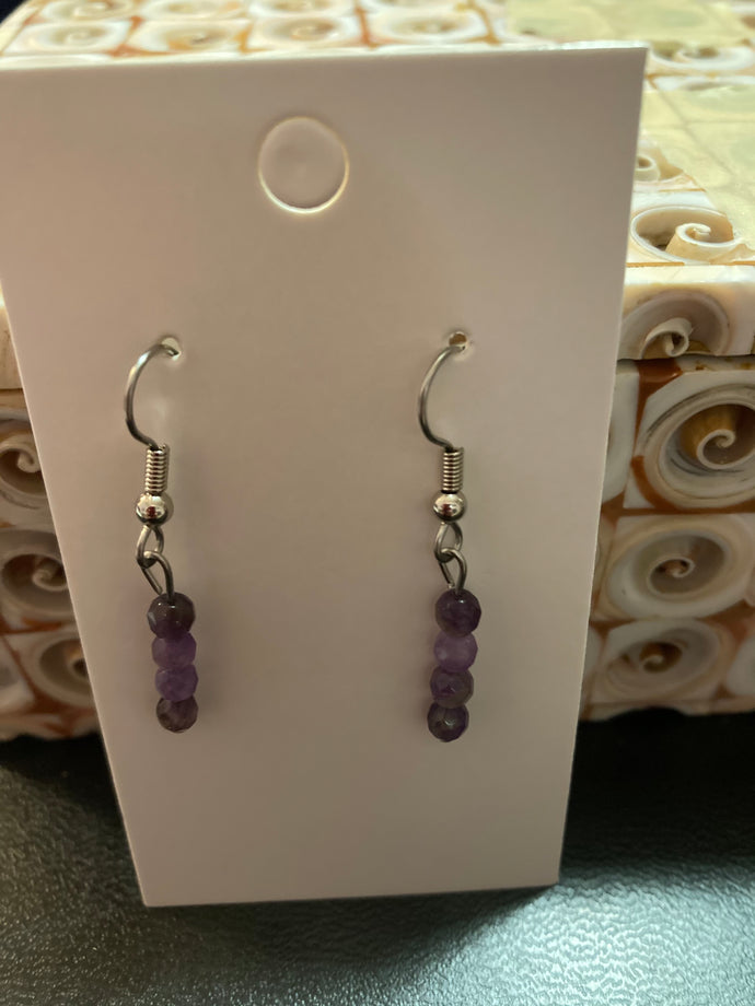 Amethyst Stone Drops