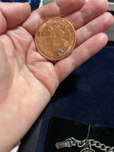 Load image into Gallery viewer, Bitcoin Copper Coin
