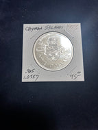 1973 Cayman Islands Sterling Silver